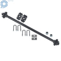 2000lbs Trailer Axle for Light Trailers (4 Lug, 4' Hub Face)