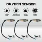 Set of 3 Oxygen Sensors for Chevrolet S10 Blazer V6 4.3L (2002–2004)