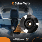3 Blade Propeller for Mercury 9.9-25HP (1980-2005)