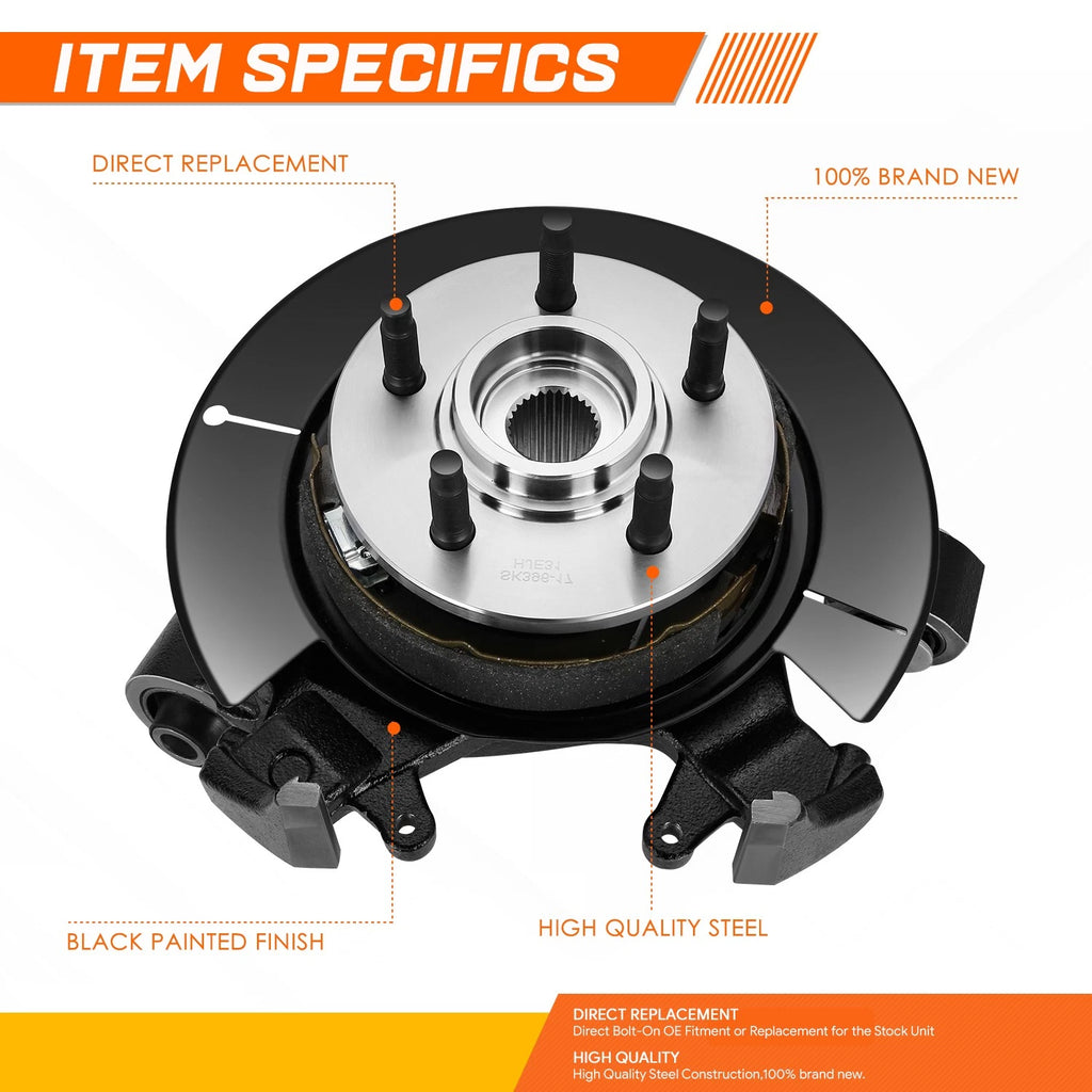 Loaded Knuckle Assembly for Explorer Sport Trac, Mountaineer (2006–2010)