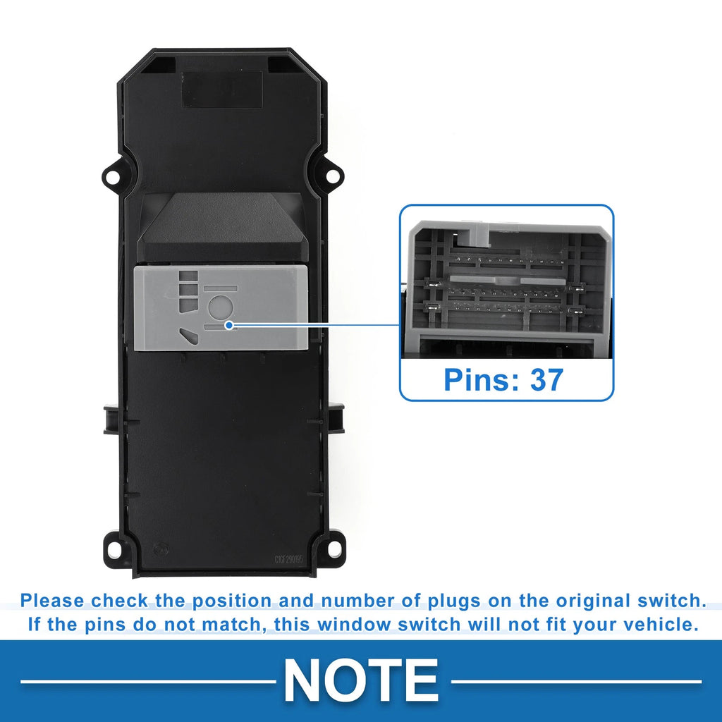 Power Window Switch No. 35750T3WH01 for Honda Accord HR-V CR-V (2016–2021)