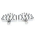 Wide Foot Pegs MX Style Floorboard for Harley Touring Softail Dyna