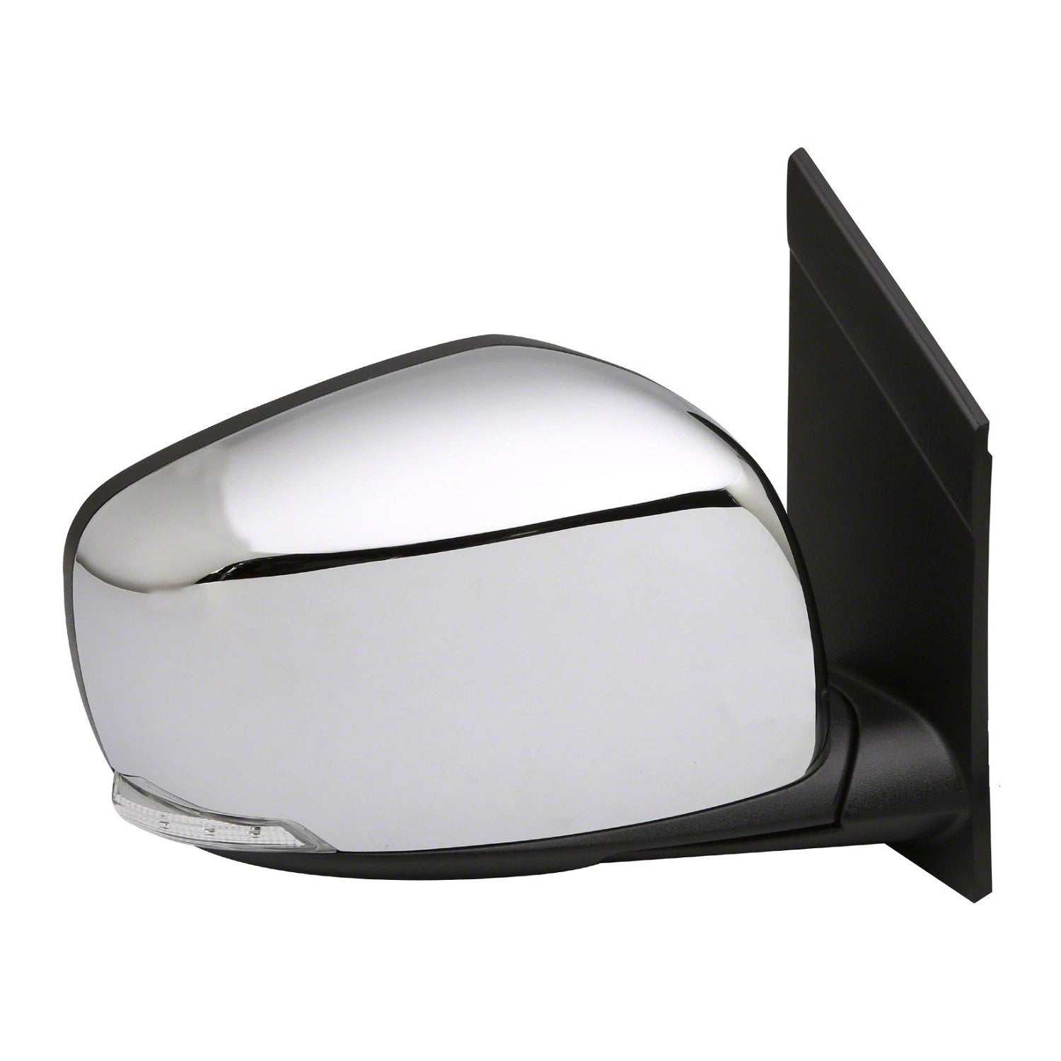 Replacement Chrome Passenger Side Door Mirror (See compatibility Chart)