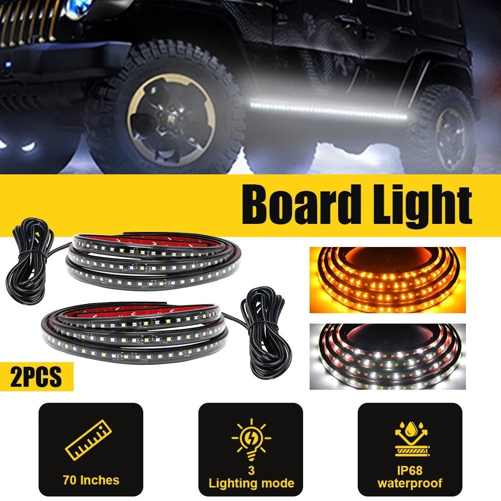 2X LED Running Board Lights for Truck SUV