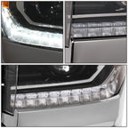 Left Side LED DRL Projector Headlight for Chevy Silverado GMC Sierra (2016–2019)