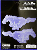 Cobra 2 Etched Glass Look Windshield Decal Sticker for Ford Mustang