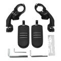Short Angled Highway Pegs for Harley (1-1/4", Black)