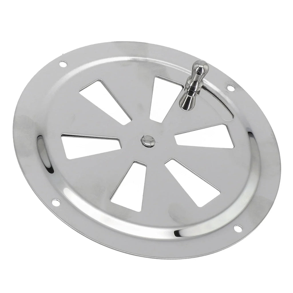 5 x Stainless Steel Marine Air Vent Butterfly Boat Round Louvered Vent for Boat