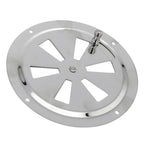 5 x Stainless Steel Marine Air Vent Butterfly Boat Round Louvered Vent for Boat