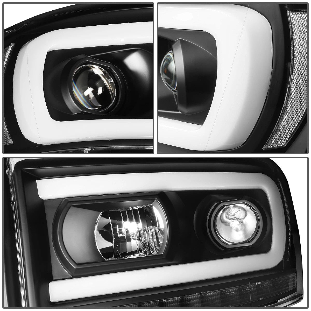LED Sequential Projector Headlights for Dodge Ram (2006–2009)