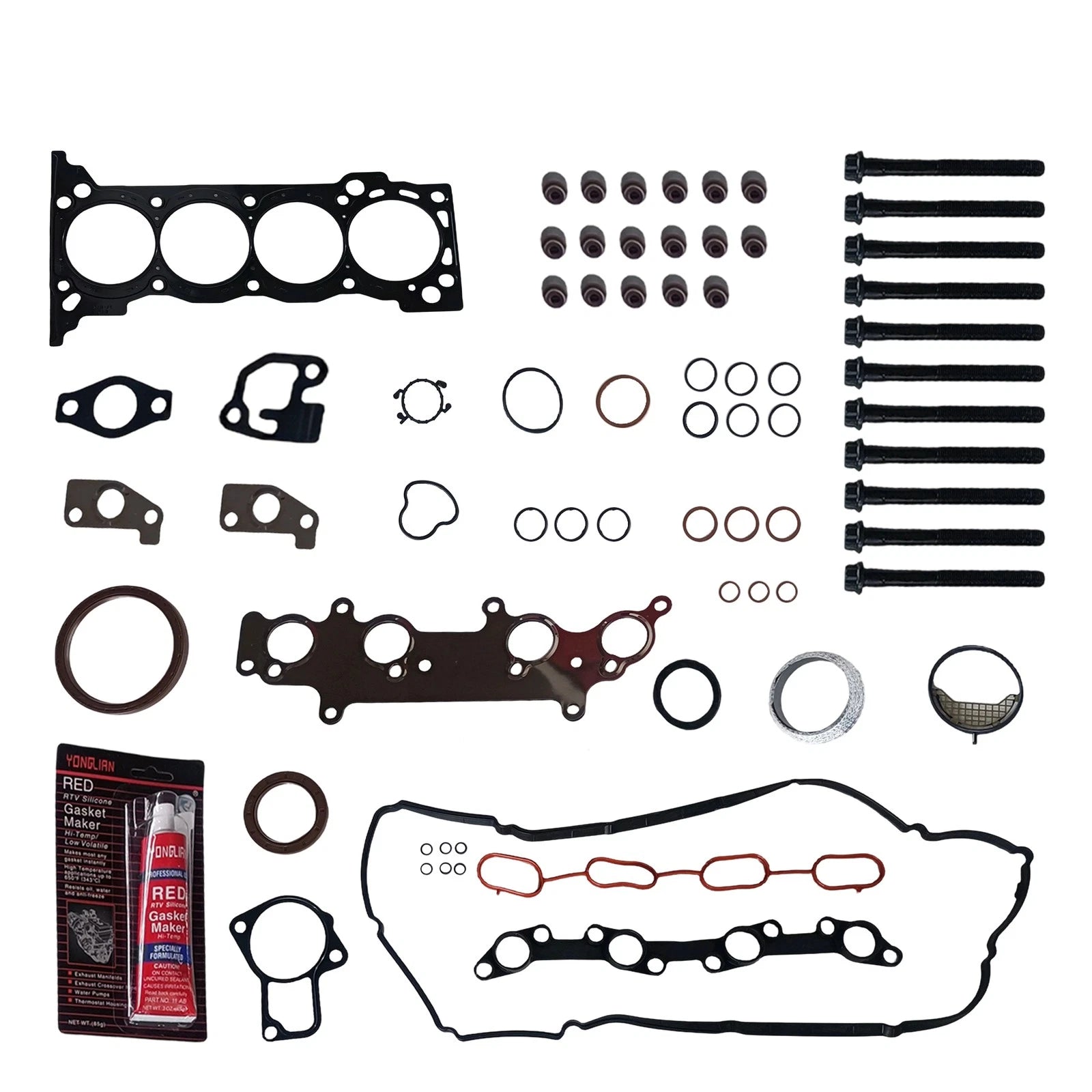 Full Gasket Set with Head Bolts for Toyota Tacoma 2.7L (2005–2010)