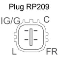 Alternator Honda Civic EP 4-cyl 2.0L K20A (2001-2005)