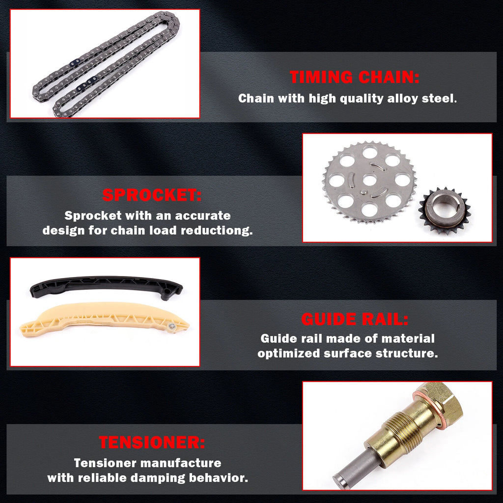 Timing Chain Kit for Ford Fiesta 2003-2009, Ford Courier 2001-2006