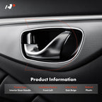 Front Left Beige Interior Door Handle for Kia Rio (2001)