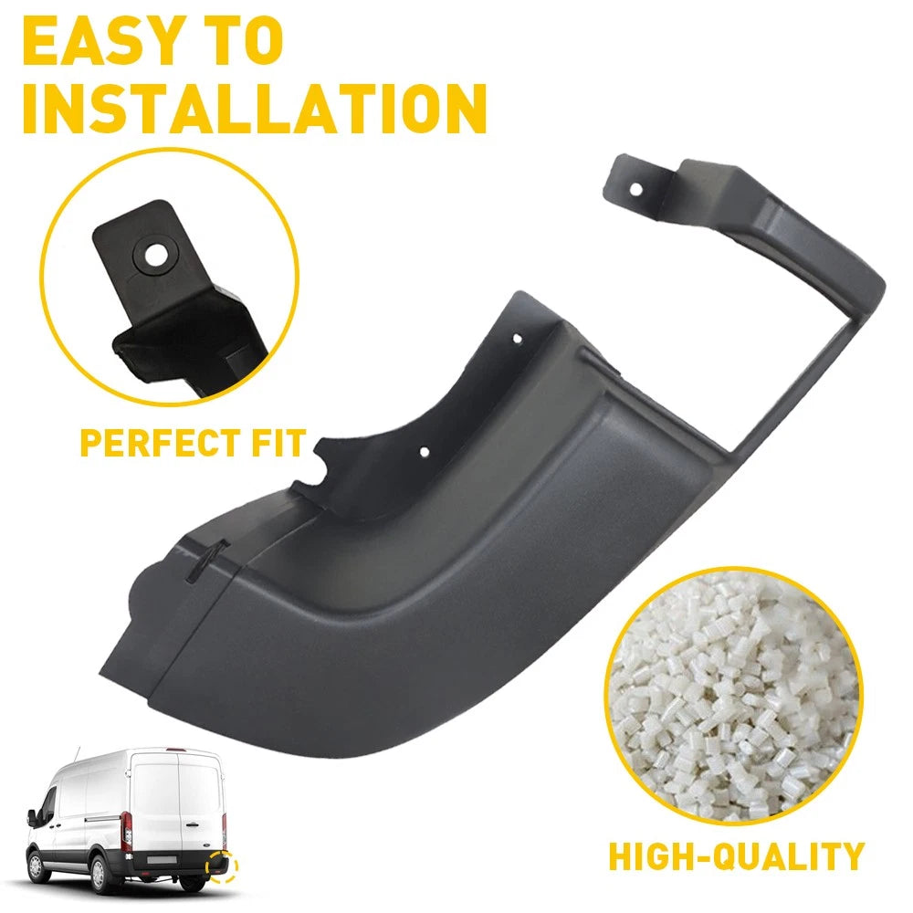 Set of 2 Rear Right Bumper End Caps for Ford Transit 150 250 350 (2015–2022)