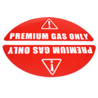 16 Pairs Gas Only Stickers for High Performance Engines & Gas Cans