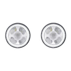 LED Headlights Pair Dual Function Halo for Ford Ranger (2011–2018)