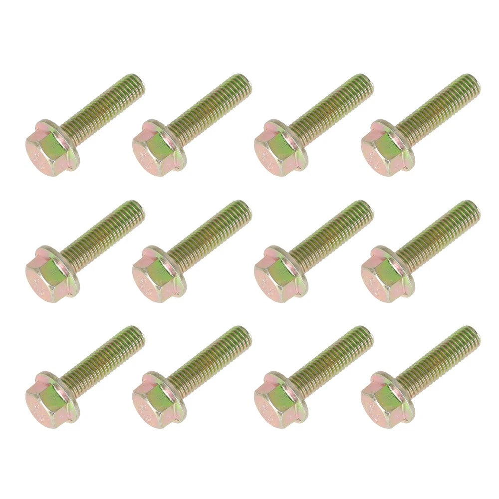 Set of 12 Exhaust Header Bolts for Chevy GMC LS1 LS2 LS6 LS7 LSX