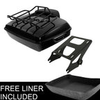 Chopped Trunk Pad Mount Rack for Harley Touring Street Road Glide (2014–2023)