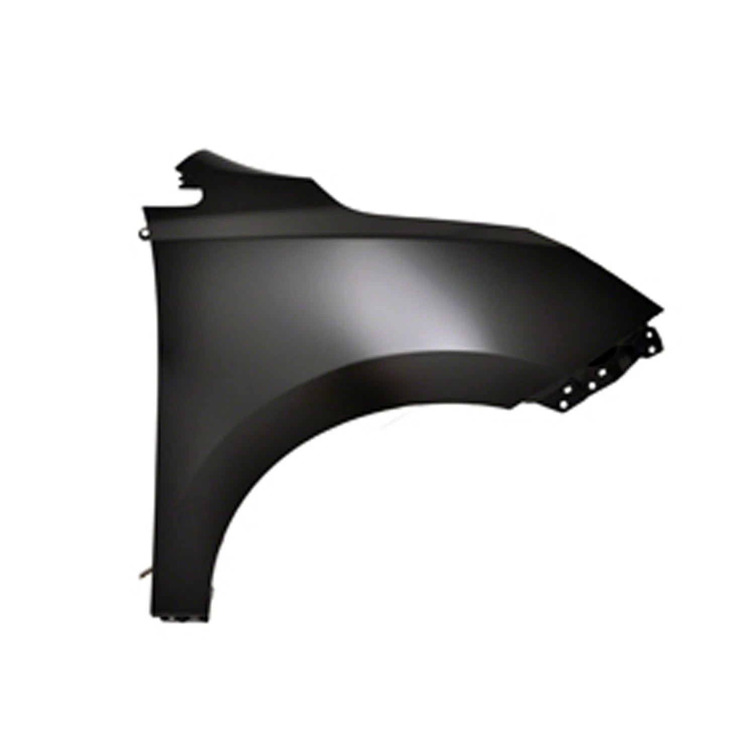 Replacement Steel Passenger Side Front Fender w/o Signal Hole w/o Molding
