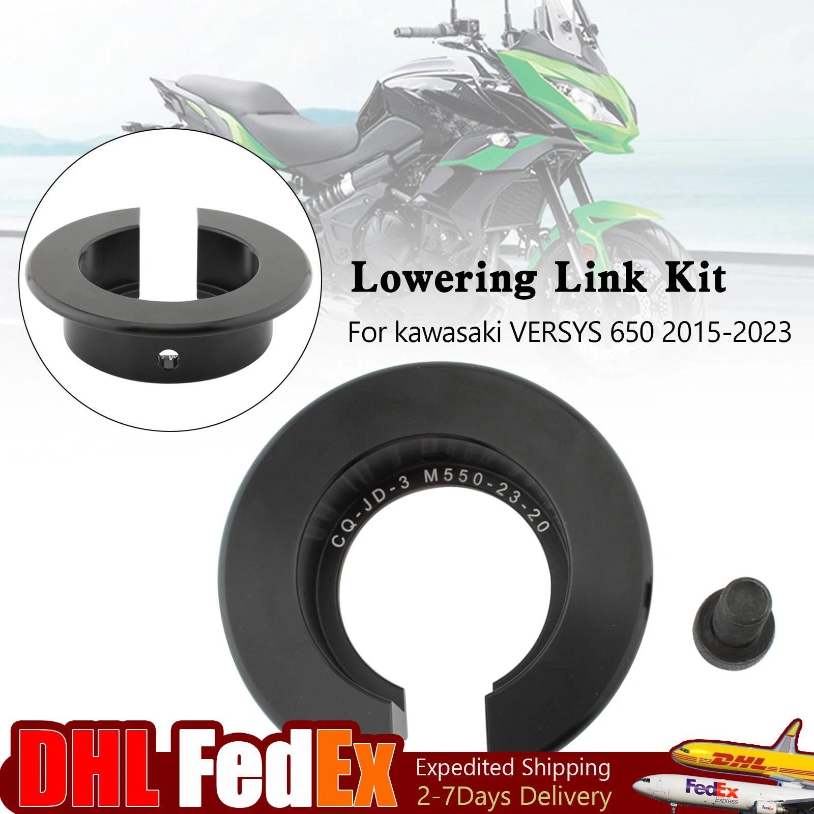 Adjustable Lowering Link Kit for Kawasaki Versys 650 (2015–2023) U3