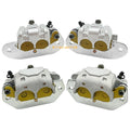 Front & Rear Brake Caliper with Pads for Yamaha Viking 700 YXM700 (2014–2022)