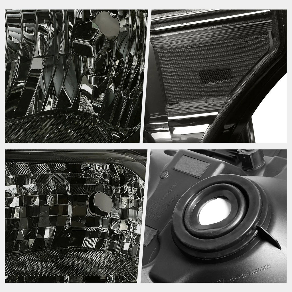 Headlight/Lamp Replacement for Ford Super Duty (2011–2016) Smoked Lens