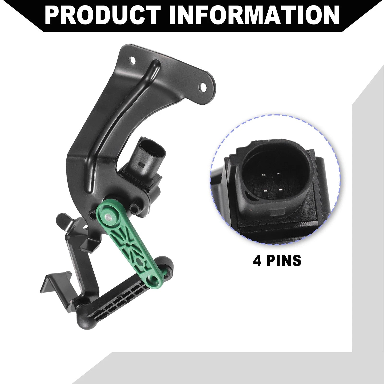 Suspension Ride Height Level Sensor for Audi A3 (2015–2020) Rear Left No.5Q0512521G