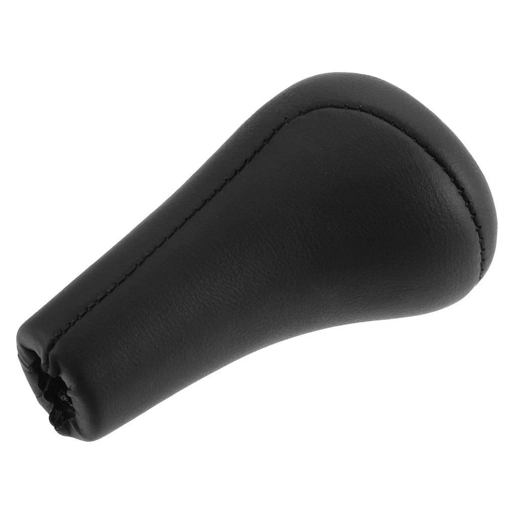 6-Speed Manual Gear Shift Knob Faux Leather Black for BMW