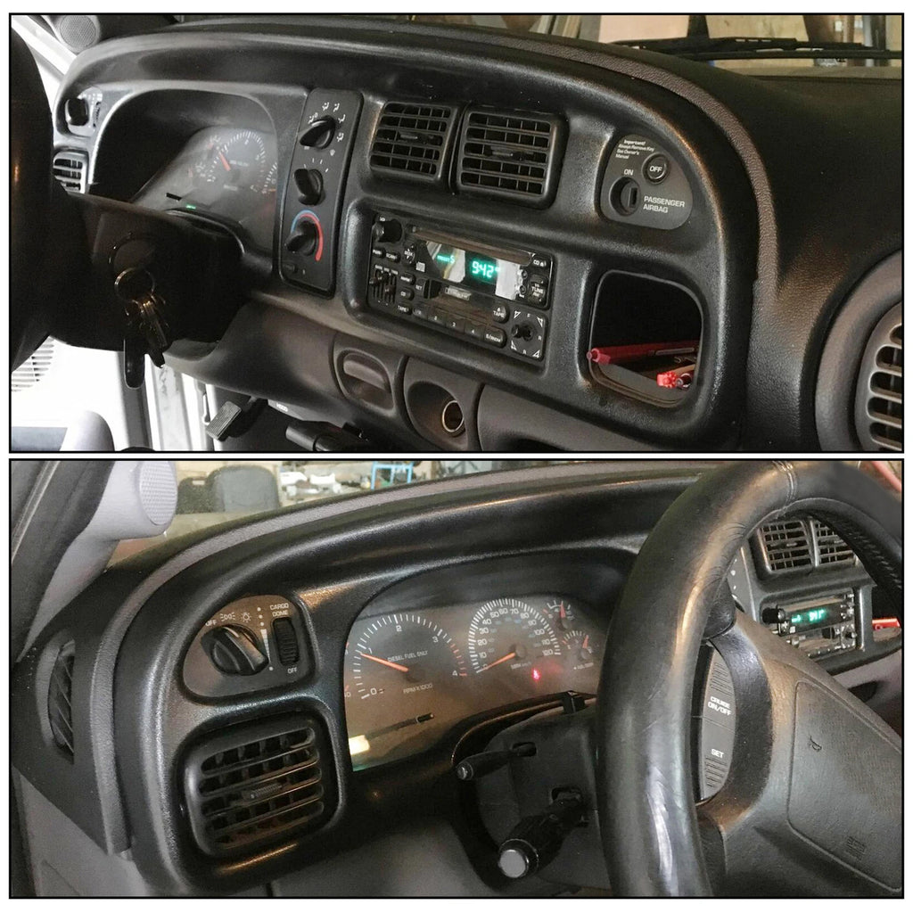 Instrument Panel Dash Face Surround Bezel for Dodge Ram 1500 2500 3500 (1998–2002)