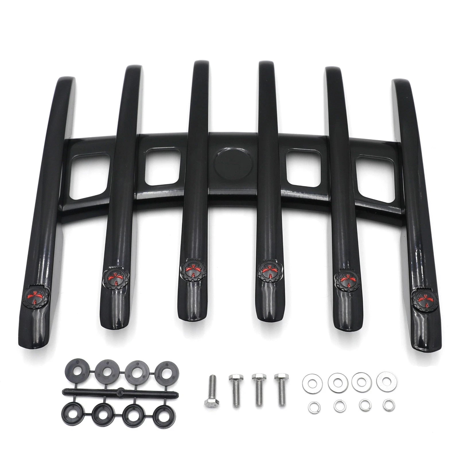 Skull Stealth Top Luggage Rail Rack for Harley Touring (2014–2023)