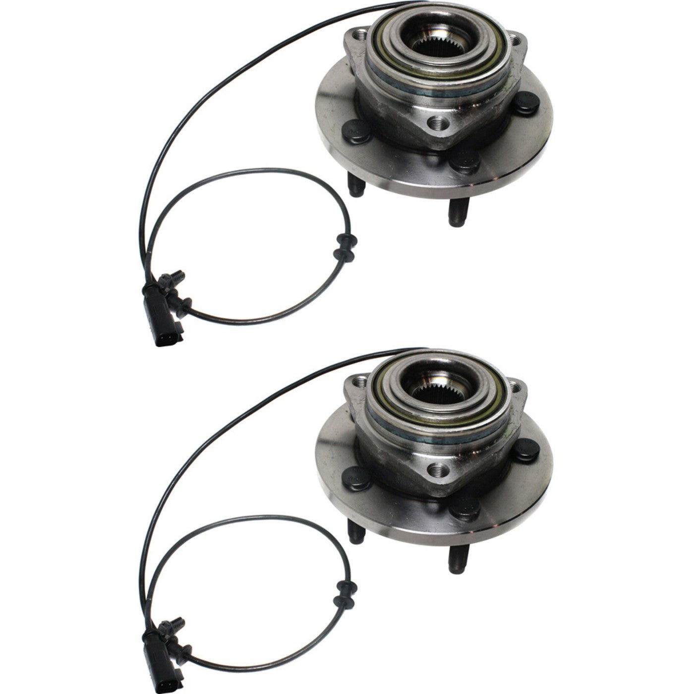 Wheel Hubs for Dodge Durango (2006–2009) Front Left & Right with Bearing & Sensor