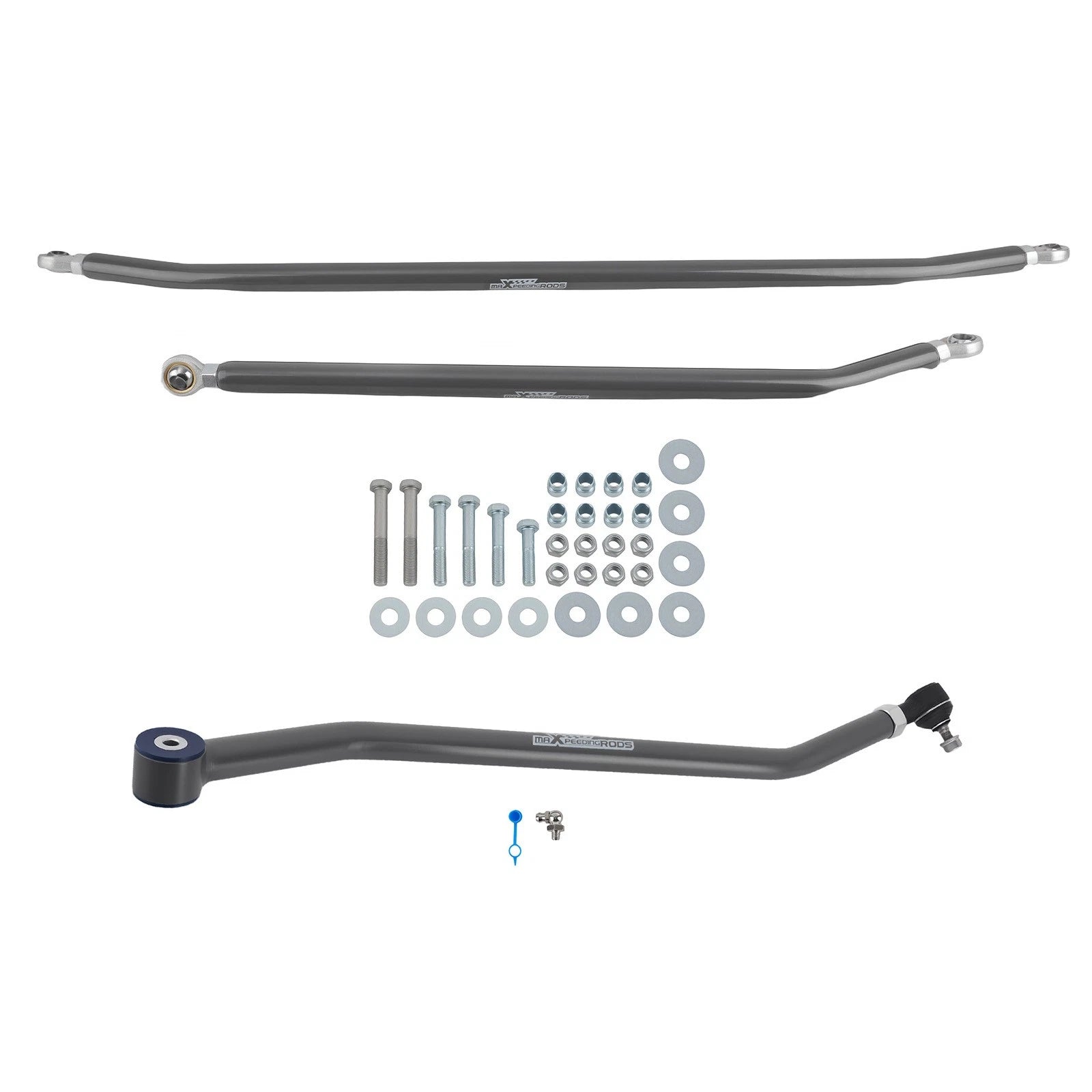 Adjustable Front Track Bar Steering Kit for Jeep Wrangler TJ (1997–2006) 2.5-4.5''