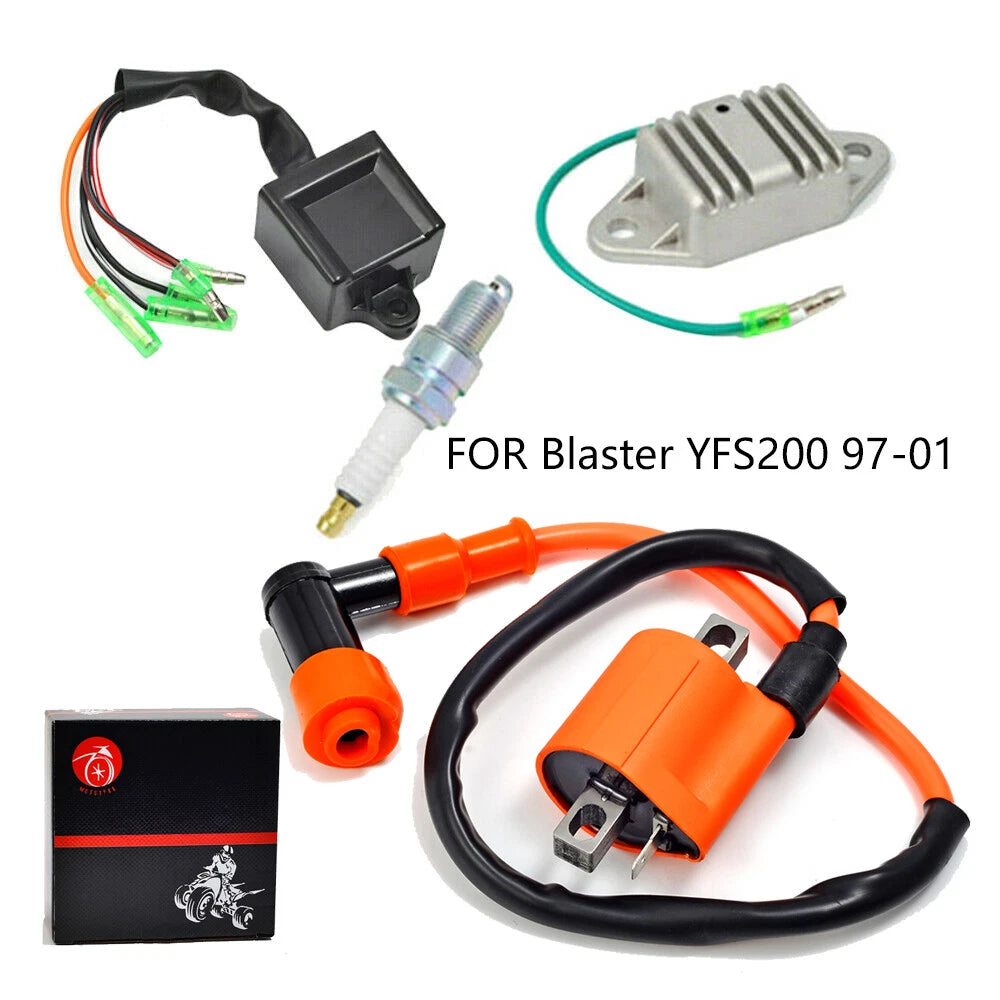 Ignition Coil Spark Plug CDI Wiring Harness for Yamaha Blaster YFS200 (1997-2001)