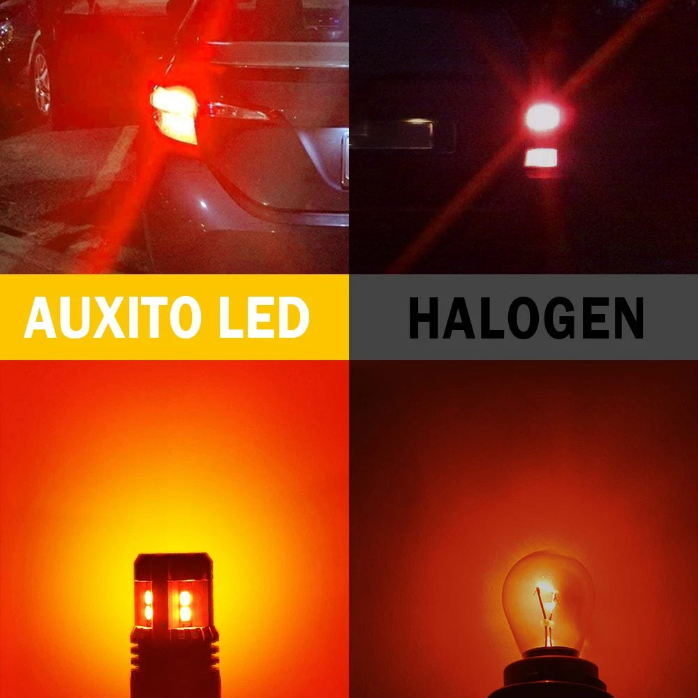2X LED Brake Stop Tail Light Bulbs for Car 1157 Bay15d (12V)