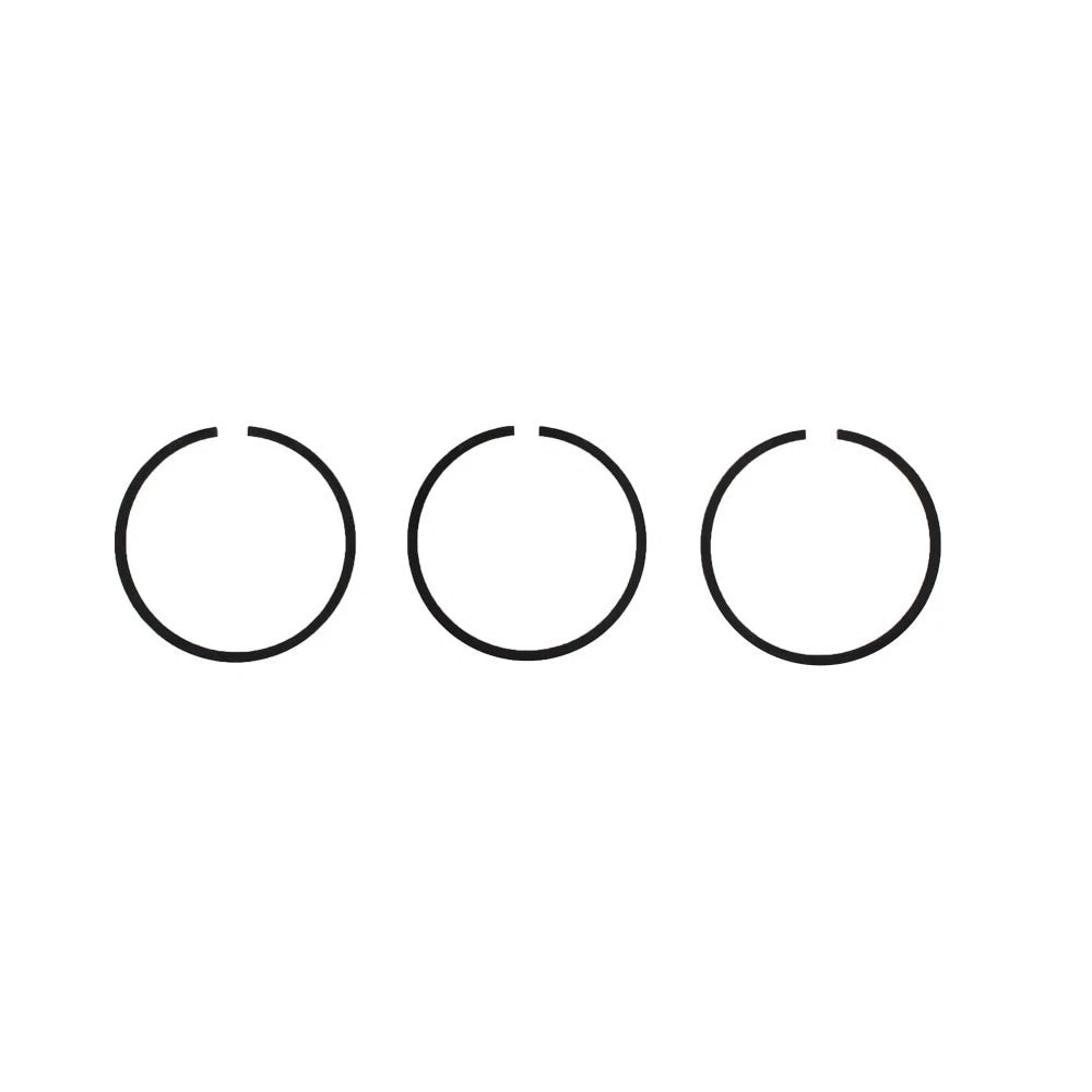 3X Hydraulic Piston Ring for Massey Ferguson (Replaces 184447M1)