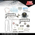 Head Gasket Set with Timing Chain Kit & Water Pump for Dodge Ram 1500 (2002–2004)