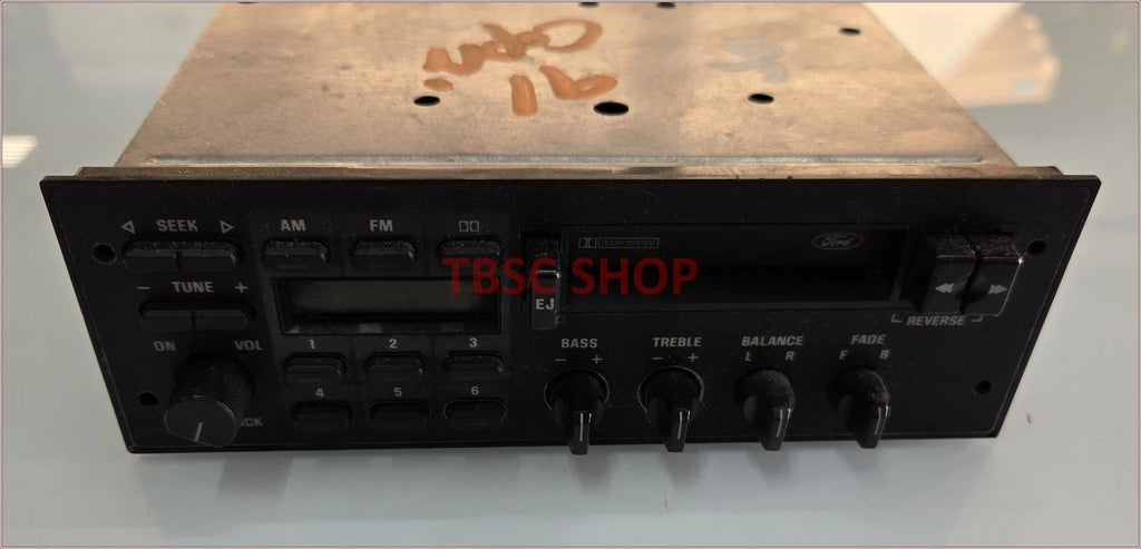 Radio Tape AM FM for Mercury Capri (1991–1993) F1CF-19B132-AA