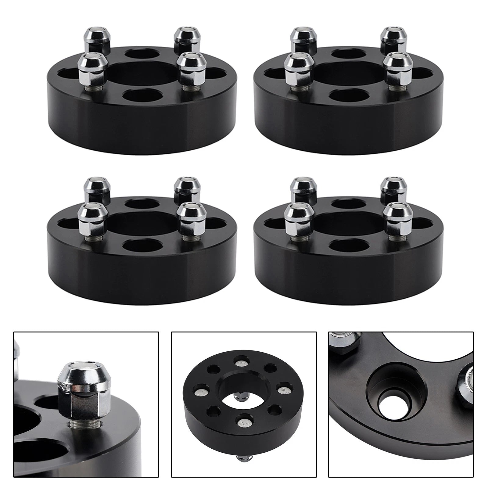 1.5 Inch Wheel Spacers Kit with Lug Nuts for EZGO Club Car Golf Carts