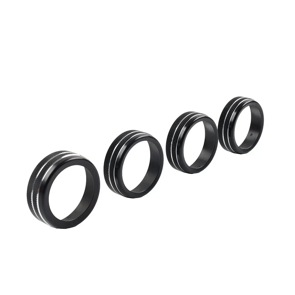 Black AC Climate Control Knob Trim for Toyota Tacoma (2016-2023)