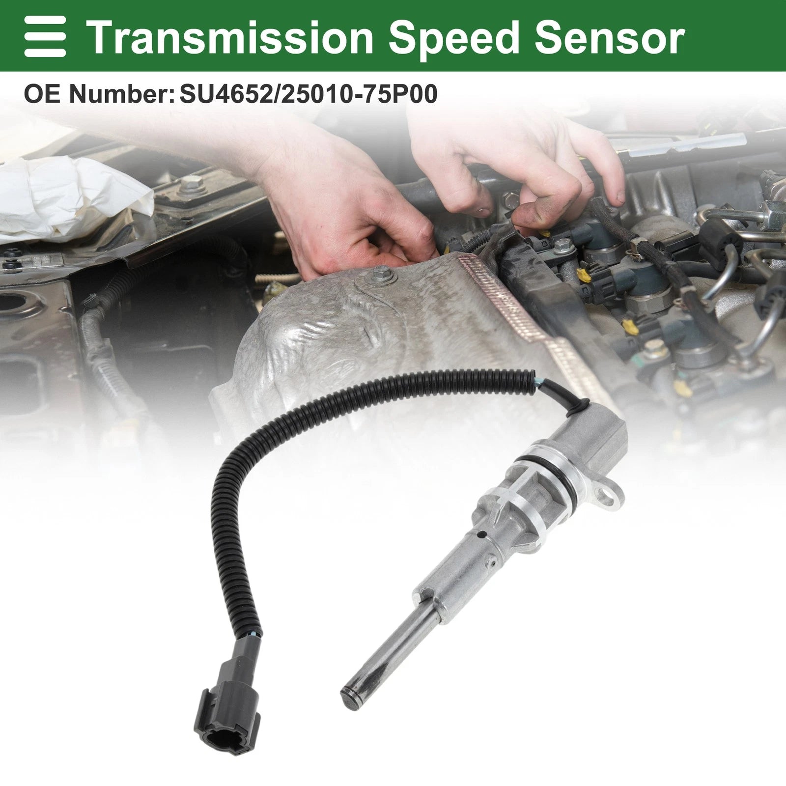 1 Pcs Transmission Speed Sensor No.25010-75P00 for Nissan Pick-up D22 (2012–2024)