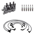 Denso Ignition Coil Wires & 6 NGK Platinum Spark Plugs for Mustang (1994–2004)