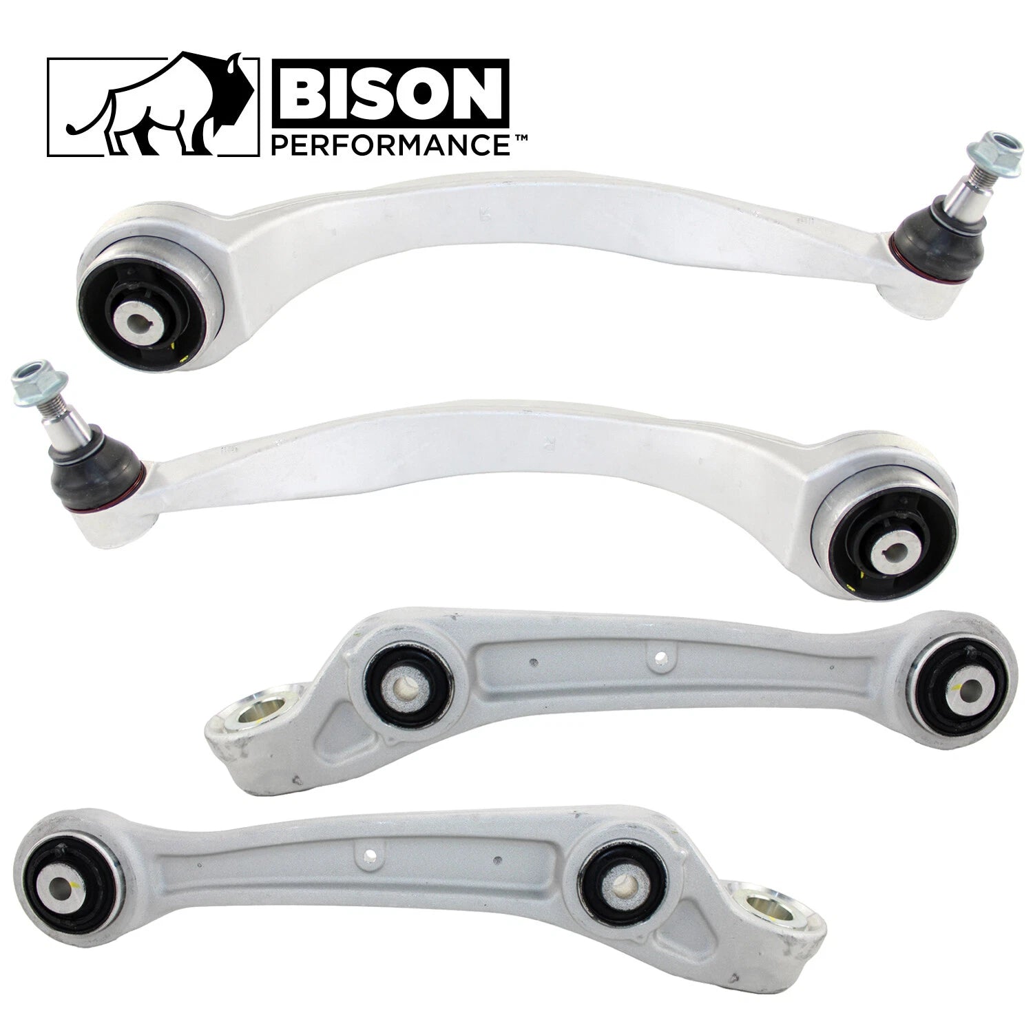 4pc Front Lower Suspension Control Arms Kit for Audi A8 Quattro S8 (2010–2017)