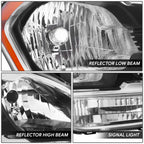 Passenger Right Headlight for Kia Soul (2012–2013) OE Style Black Housing