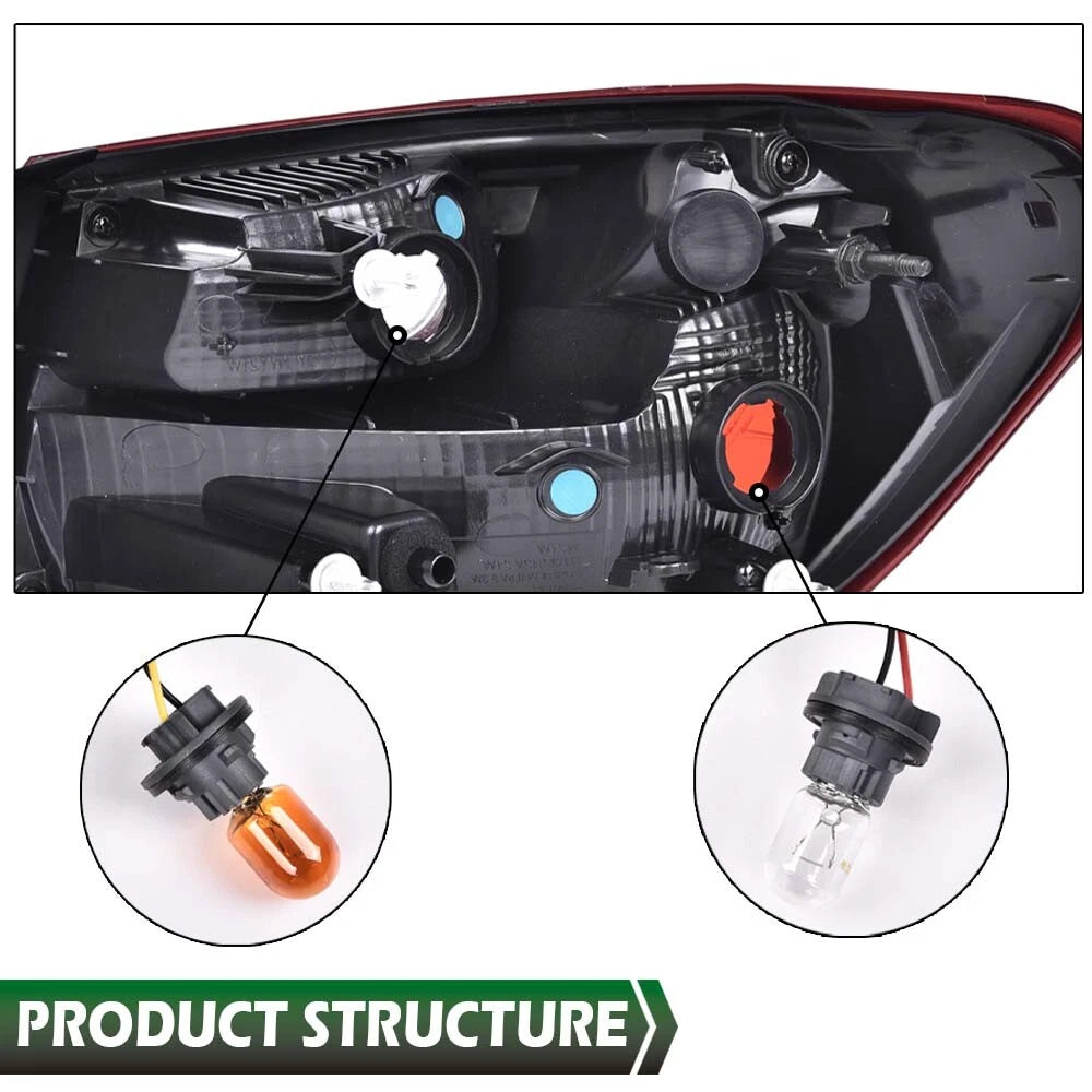 Left Driver Side Tail Light for Chevy Malibu (2016–2022)