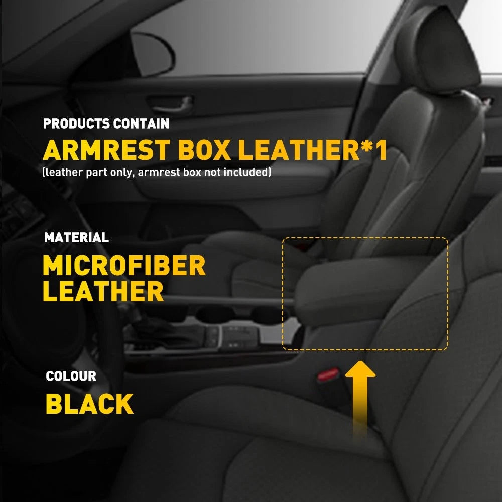 Center Console Lid Armrest Leather Cover for Kia Optima (2016–2020)