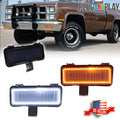 Smoke Switchback LED Park Turn Signal Lights for Chevy GMC PU Blazer Jimmy (1981–1982)