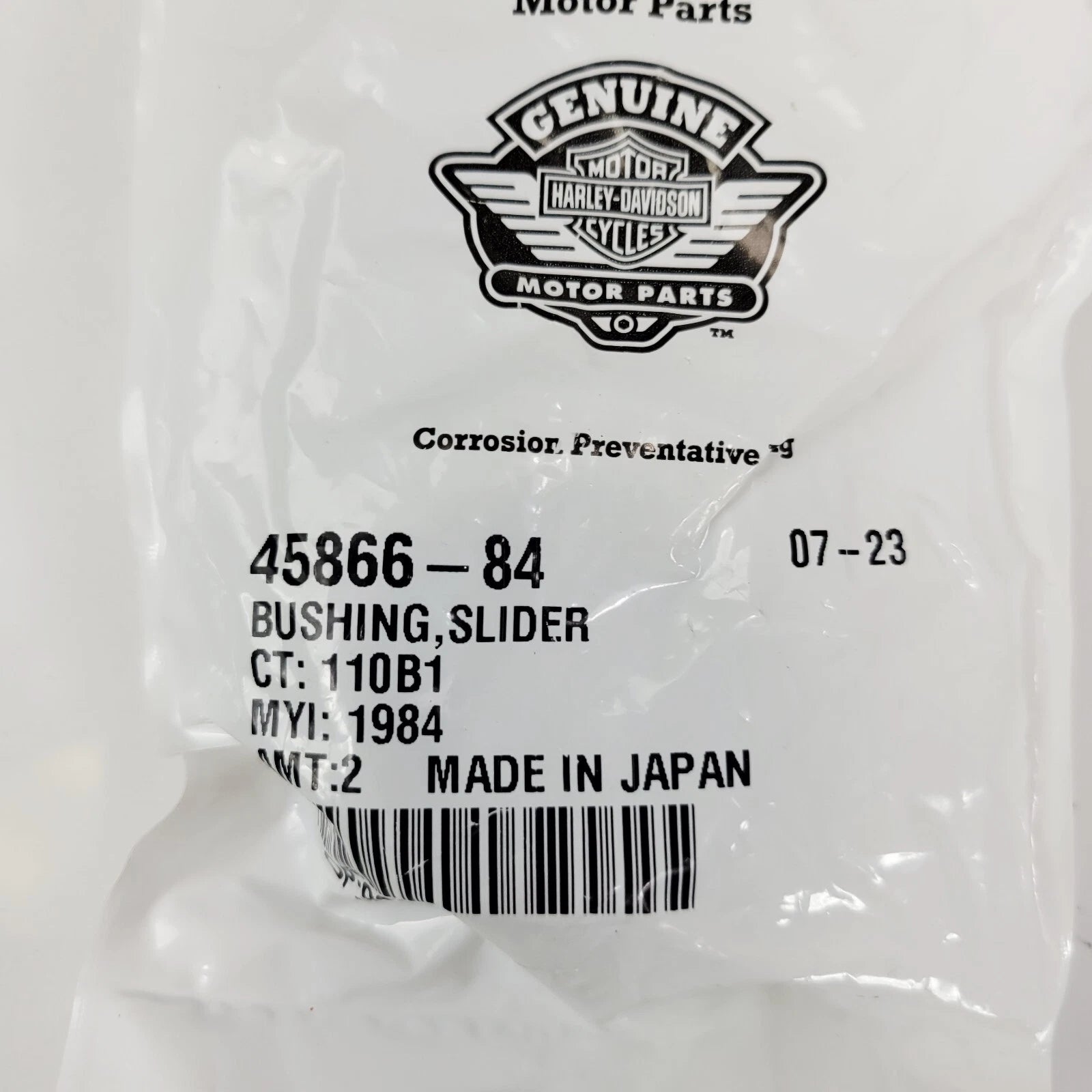 Bushing Slider for Harley-Davidson (1984–1984) 45866-84