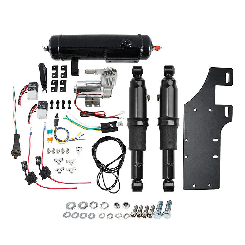 Rear Air Ride Suspension Tank for Harley Road Street Electra Glide (1994-2024)