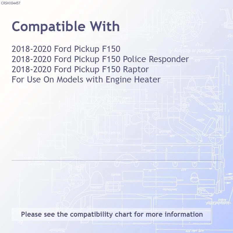 Replacement Polypropylene Front License Plate Bracket for See Compatibility Chart